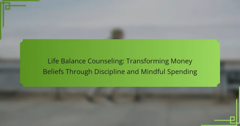 Life Balance Counseling: Transforming Money Beliefs Through Discipline and Mindful Spending