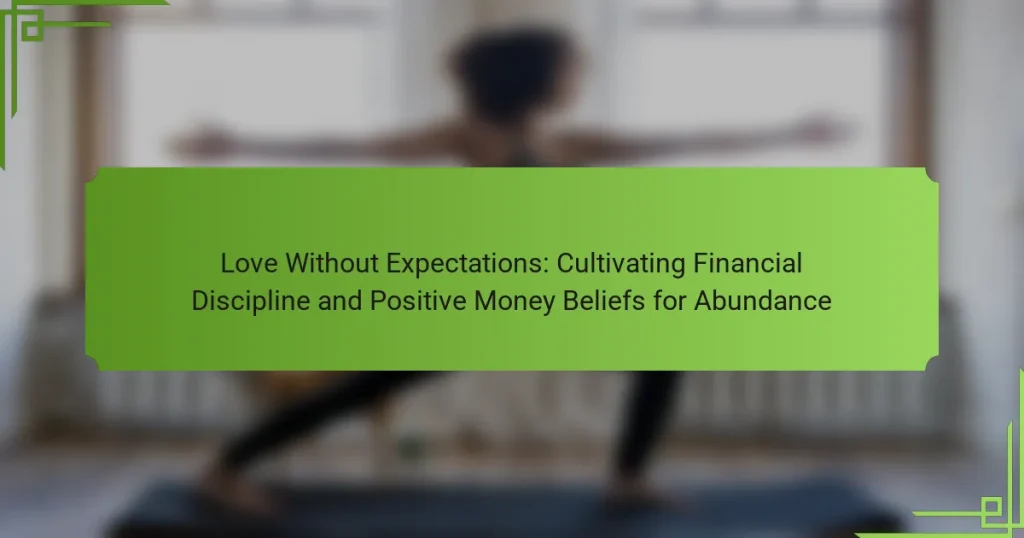 Love Without Expectations: Cultivating Financial Discipline and Positive Money Beliefs for Abundance