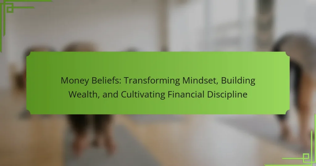 Money Beliefs: Transforming Mindset, Building Wealth, and Cultivating Financial Discipline
