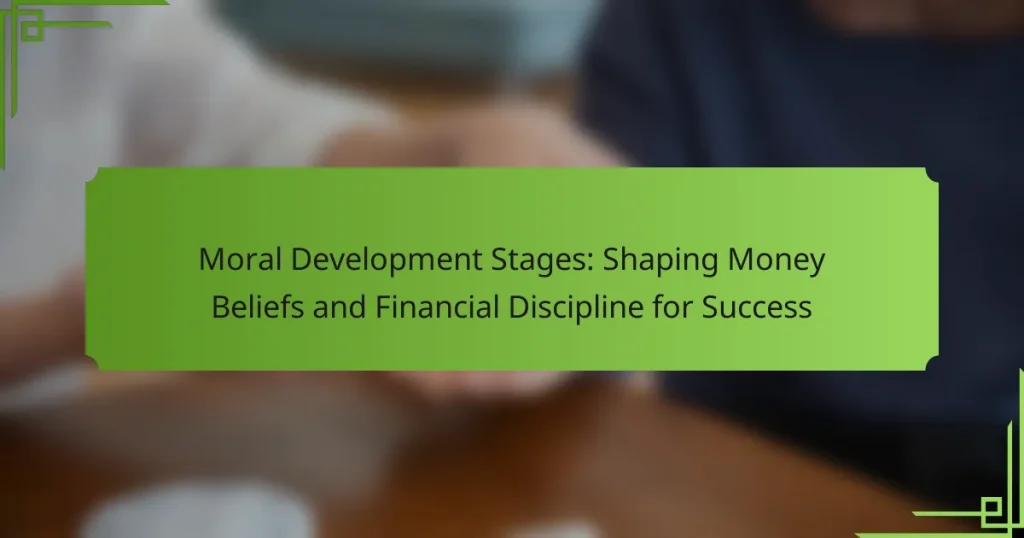 Moral Development Stages: Shaping Money Beliefs and Financial Discipline for Success