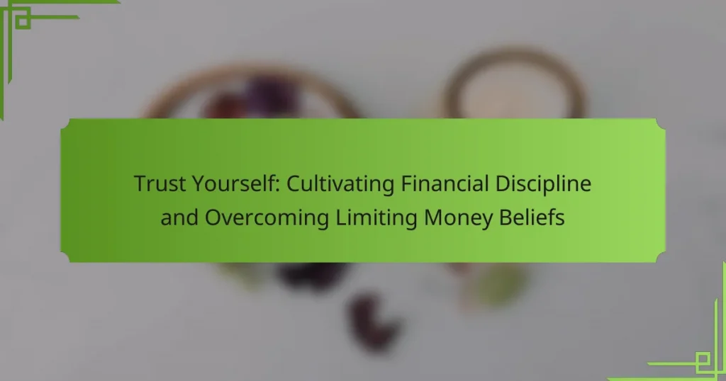 Trust Yourself: Cultivating Financial Discipline and Overcoming Limiting Money Beliefs
