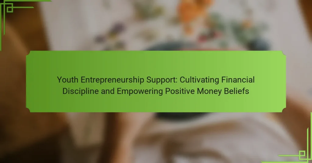 Youth Entrepreneurship Support: Cultivating Financial Discipline and Empowering Positive Money Beliefs